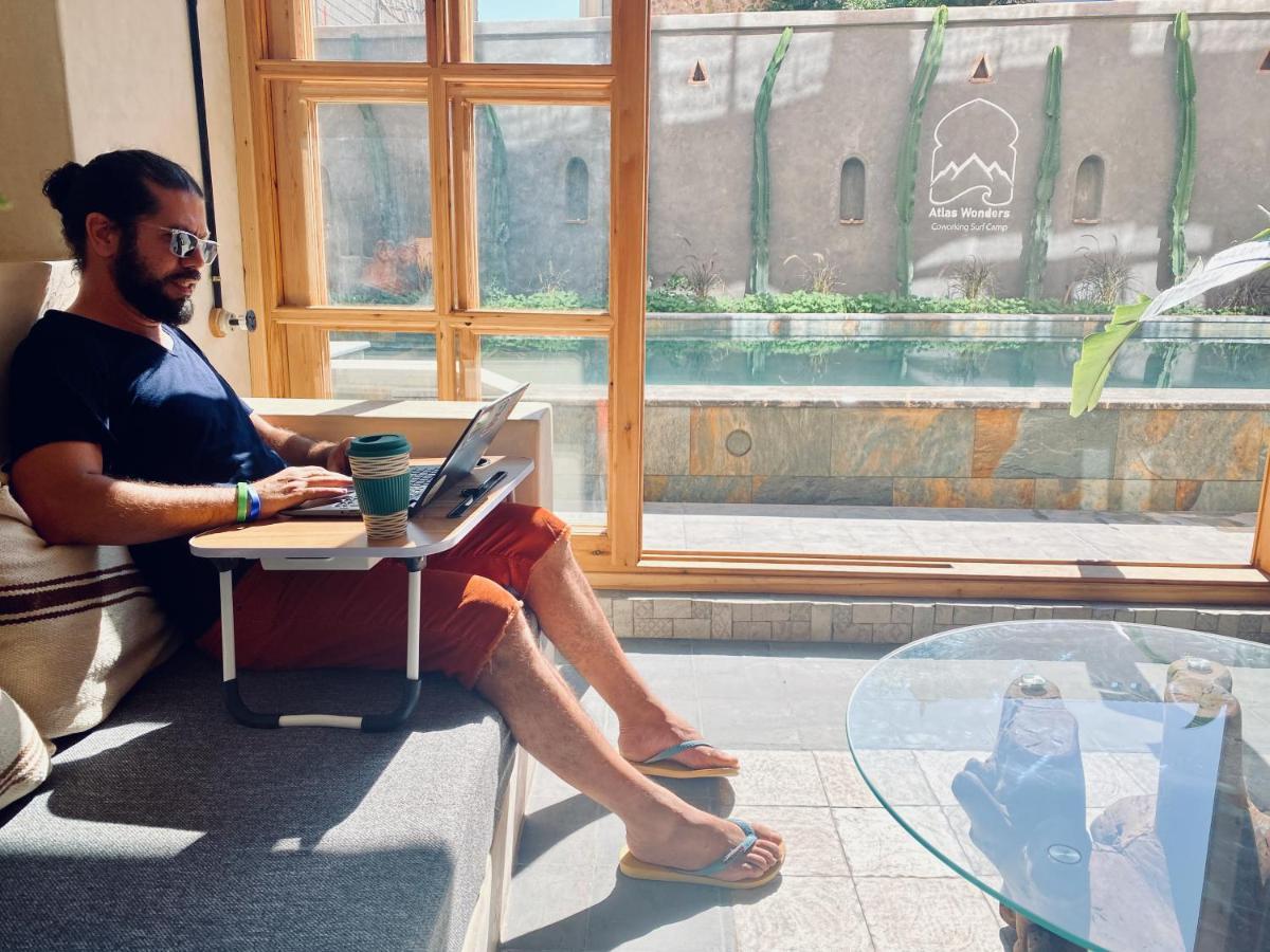 Atlas Wonders Coworking Surf Camp Taghazout Esterno foto
